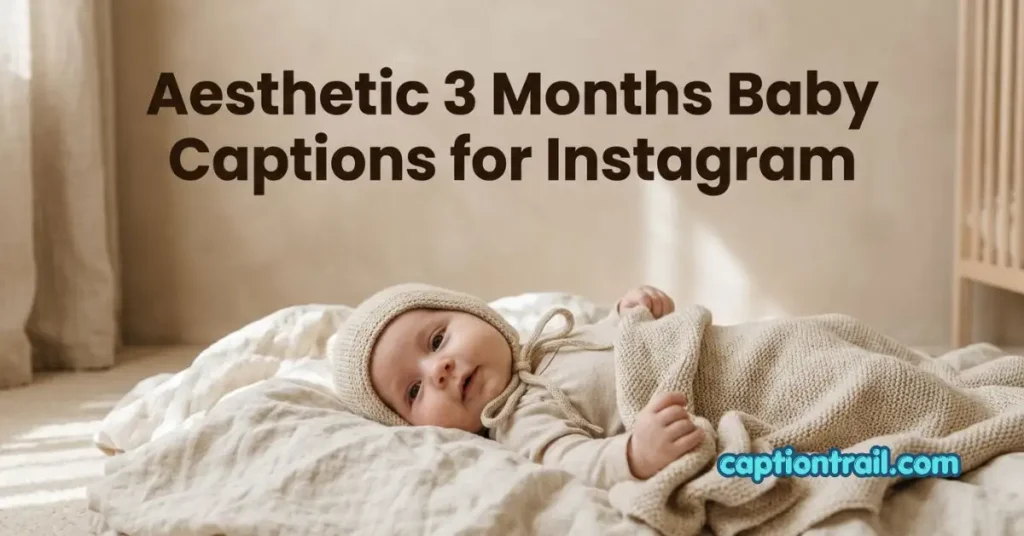 3 Months Baby Captions for Instagram