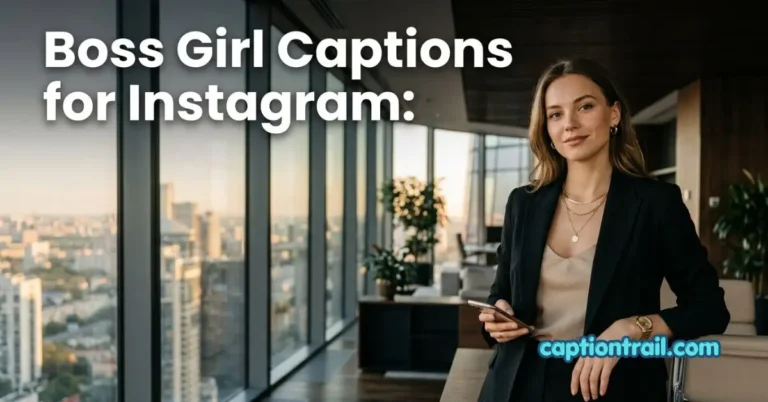 Boss Girl Captions for Instagram