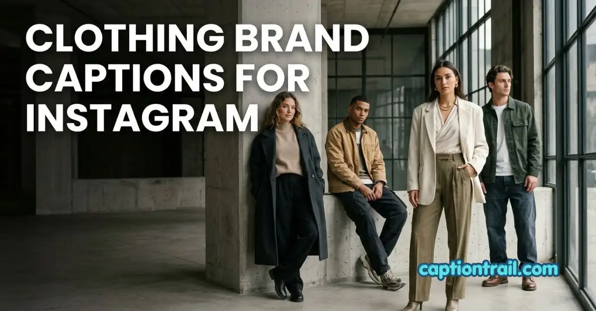 Clothing Brand Captions for Instagram