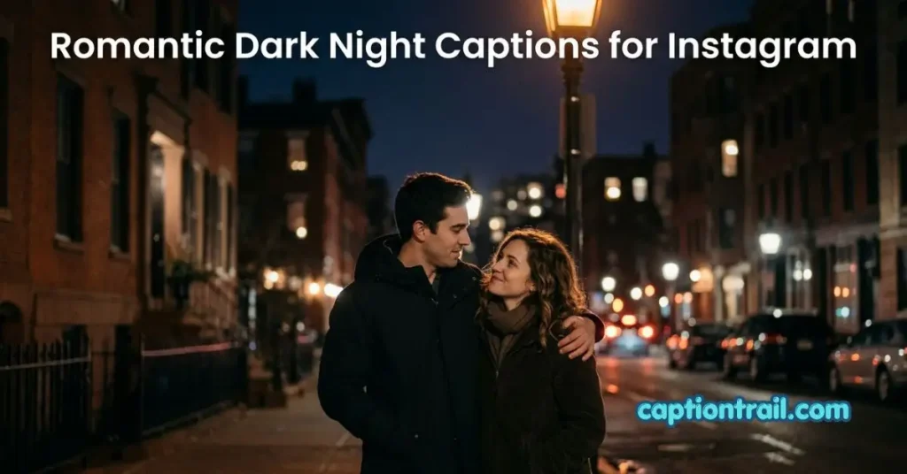 Dark Night Captions for Instagram