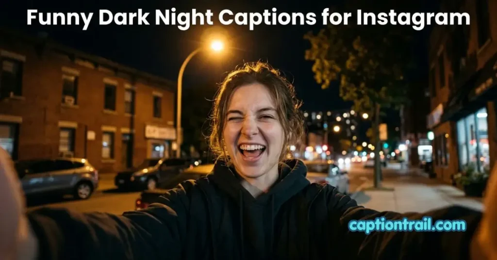 Dark Night Captions for Instagram