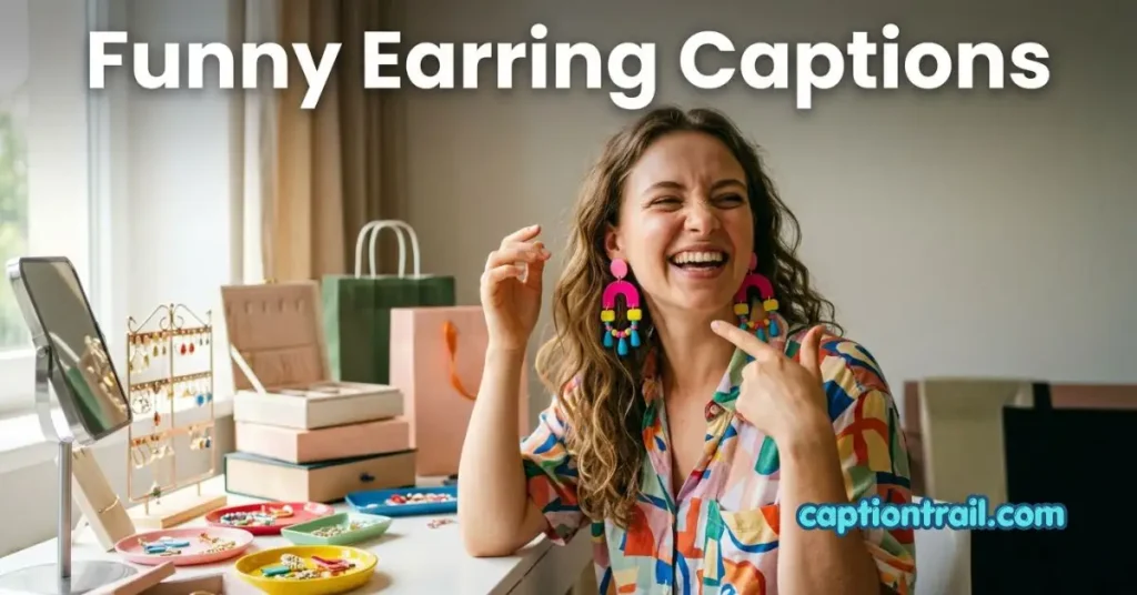 Earring Captions for Instagram