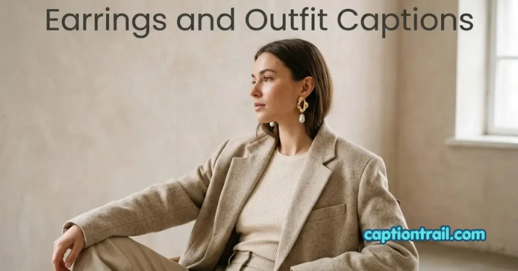 Earring Captions for Instagram