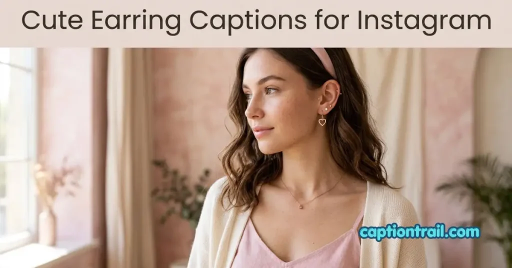 Earring Captions for Instagram