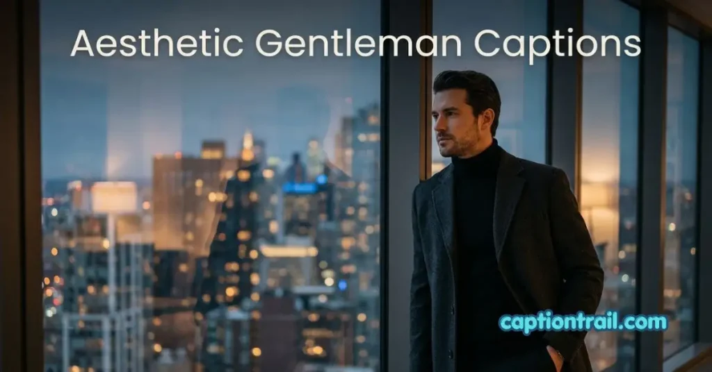 Gentleman Captions for Instagram