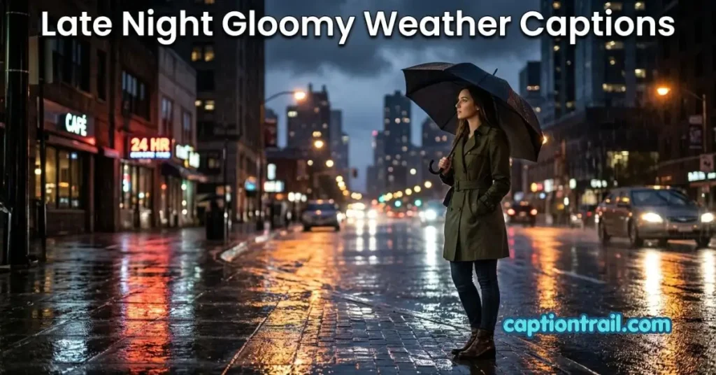 Gloomy Weather Captions for Instagram