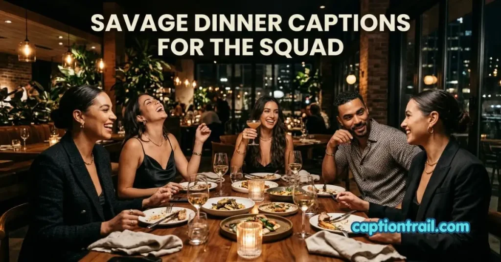 Instagram Captions for Dinner With Friends