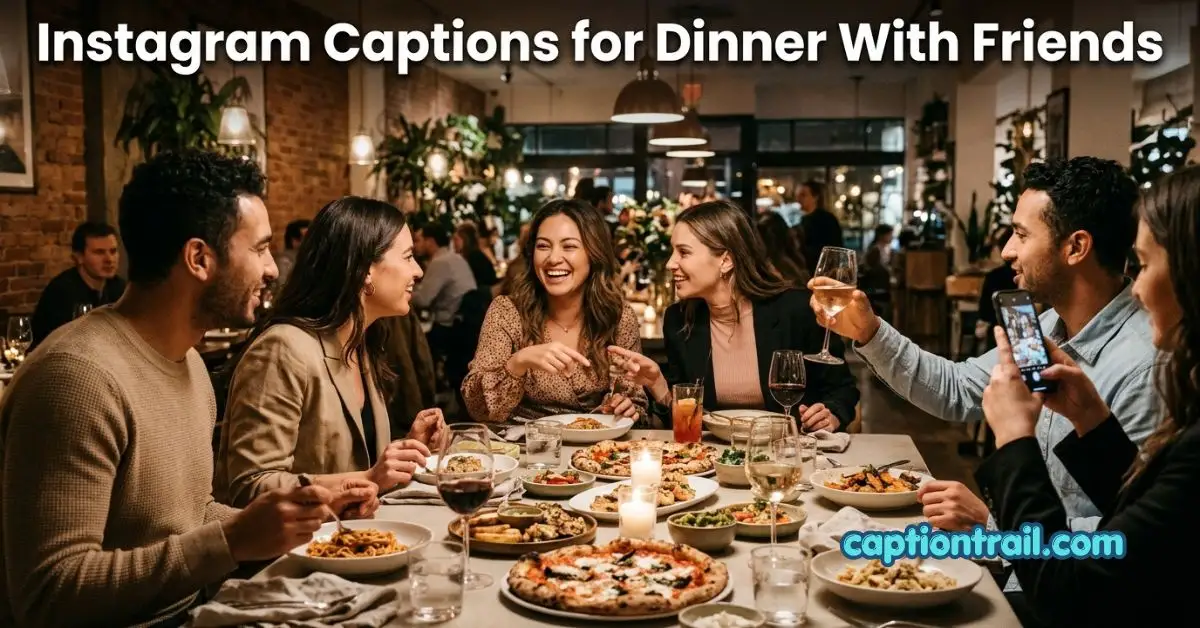 Instagram Captions for Dinner With Friends