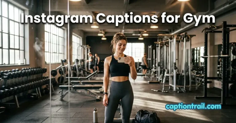 Instagram Captions for Gym