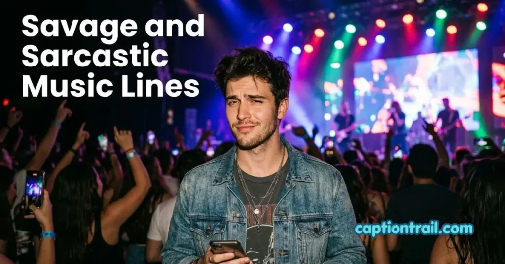 Live Music Captions for Instagram