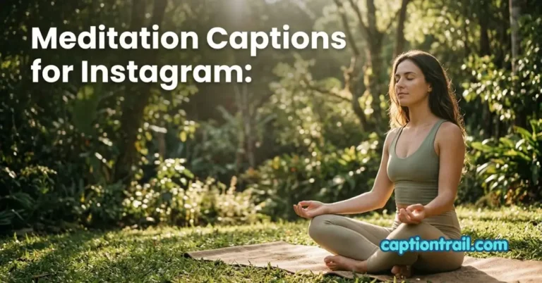 Meditation Captions for Instagram