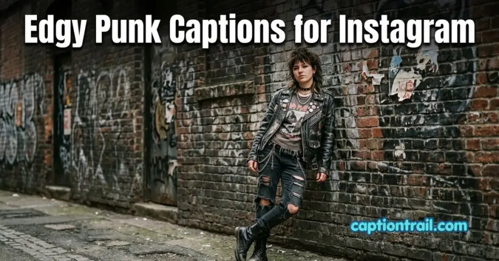 Punk Captions for Instagram