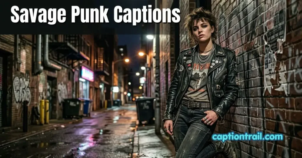 Punk Captions for Instagram