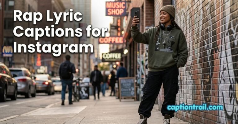 Rap Lyric Captions for Instagram