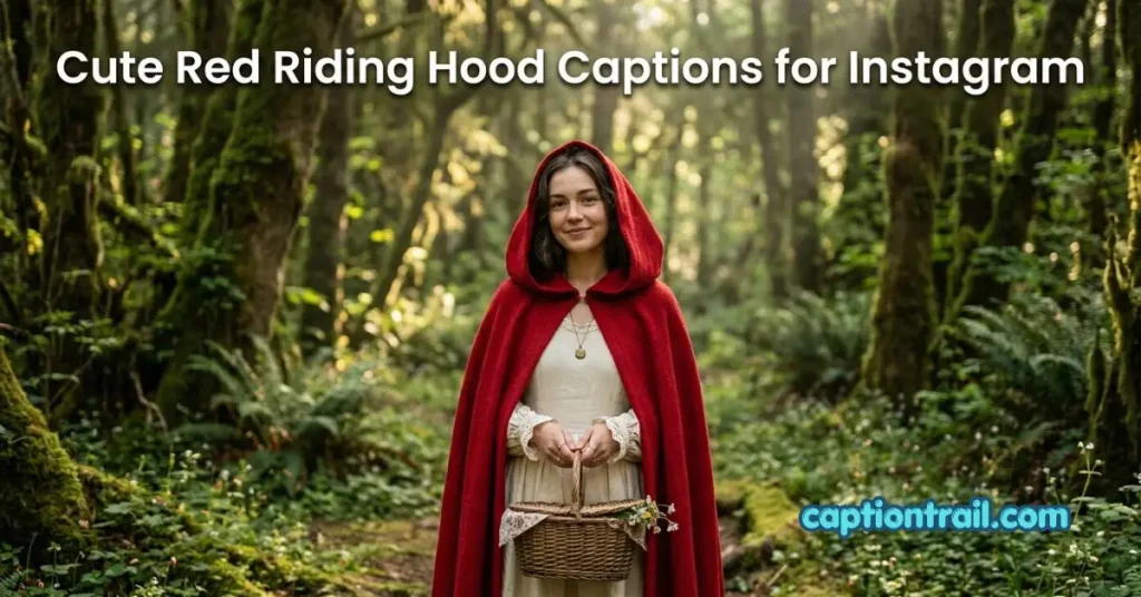 Red Riding Hood Captions for Instagram