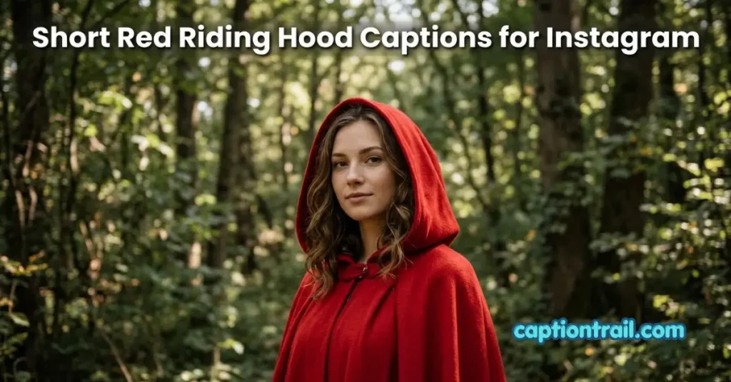 Red Riding Hood Captions for Instagram