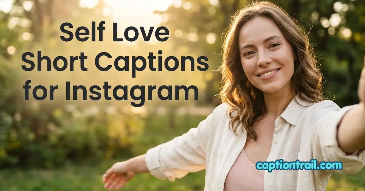 Self Love Short Captions for Instagram
